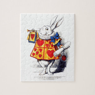 Puzzle Alice au pays des merveilles le lapin blanc par