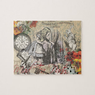Puzzle Alice au pays des merveilles Rideau Art classique