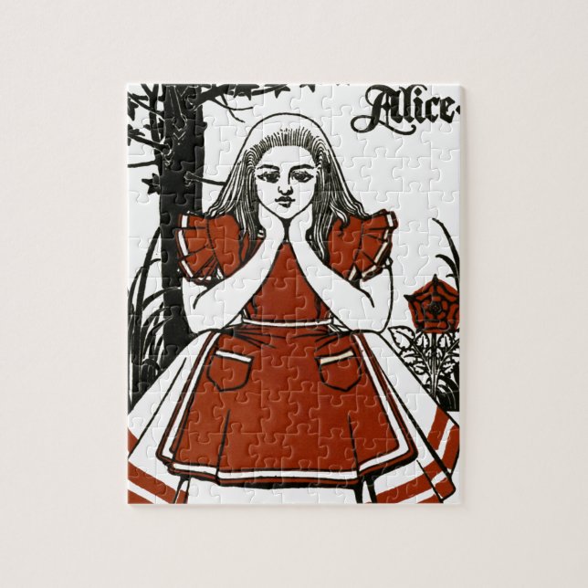 Puzzle Alice Au Pays Des Merveilles; Un Jeu.Alice (Vertical)