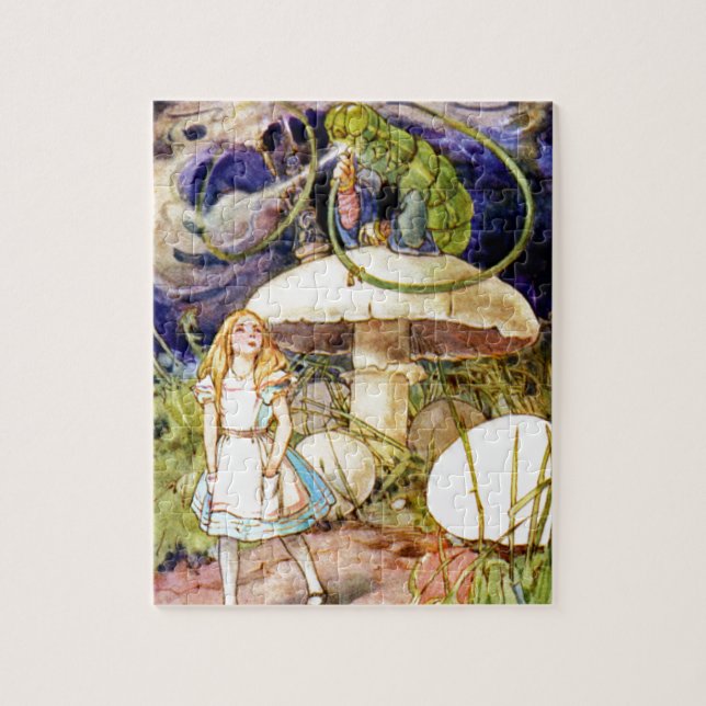 Puzzle Alice et Caterpillar au pays des merveilles (Vertical)