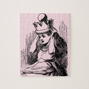 Puzzle Alice vintage au pays des merveilles, Alice avec C