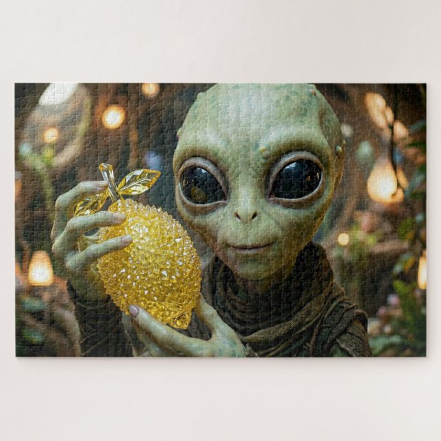 Puzzle Alien Extraterrestre et Citron Cristallin   (Horizontal)