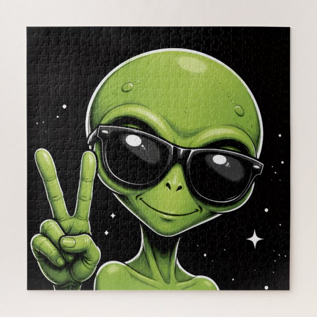 Puzzle Alien fête (Vertical)