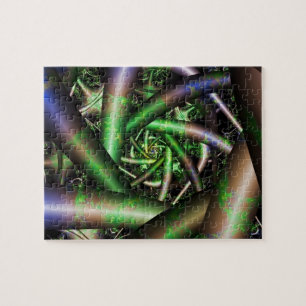 Puzzle Alien   Multicolor Fractal Art
