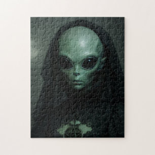 Puzzle Alien prêtresse gothique de la Lune