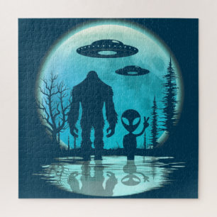 Puzzle Alien UFO Bigfoot