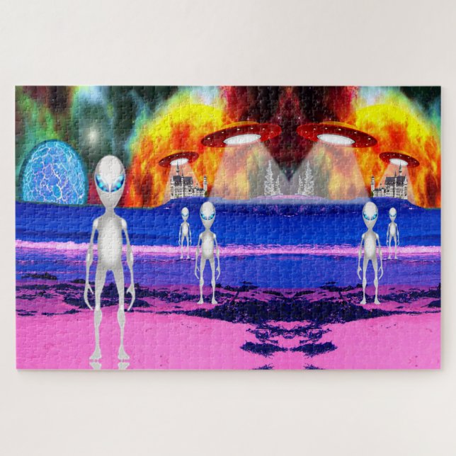 Puzzle Aliens (Horizontal)