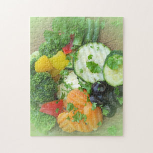 Puzzle Alimentation saine de fond 