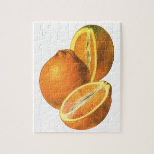 Puzzle Aliments Anciens, Oranges Fraîches Biologiques Sai