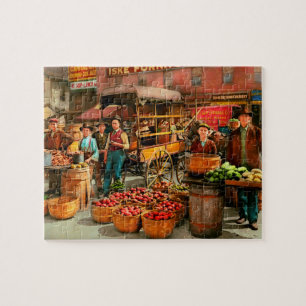 Puzzle Aliments - Légumes - Marché d'Indianapolis 1908