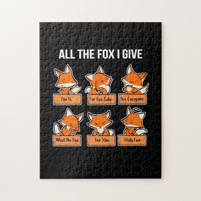 Puzzle All The Fox I Give (Vertical)
