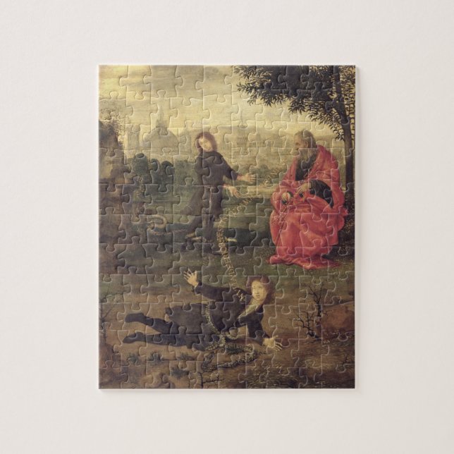 Puzzle Allégorie, c.1485-90 (huile sur le panneau) (Vertical)