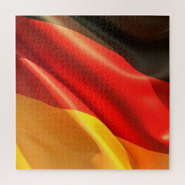 Puzzle Allemagne Allemagne Deutschland drapeau rouge/noir (Vertical)