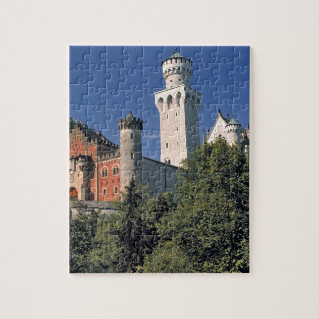 Puzzle Allemagne, Bavière, château de Neuschwanstein. (Vertical)