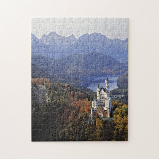 Puzzle Allemagne, Bavière, Château de Neuschwanstein. (Vertical)