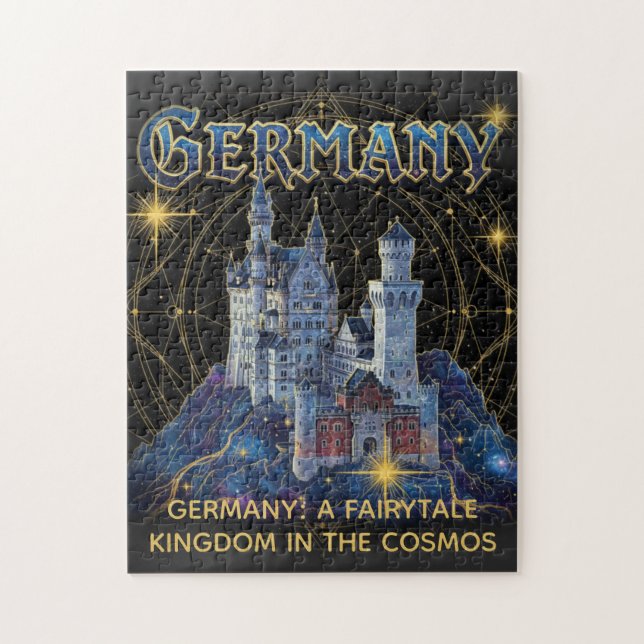 Puzzle Allemagne céleste Château de Neuschwanstein Art (Vertical)