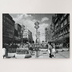 Puzzle Allemagne vintage Munich Towngate Karistor