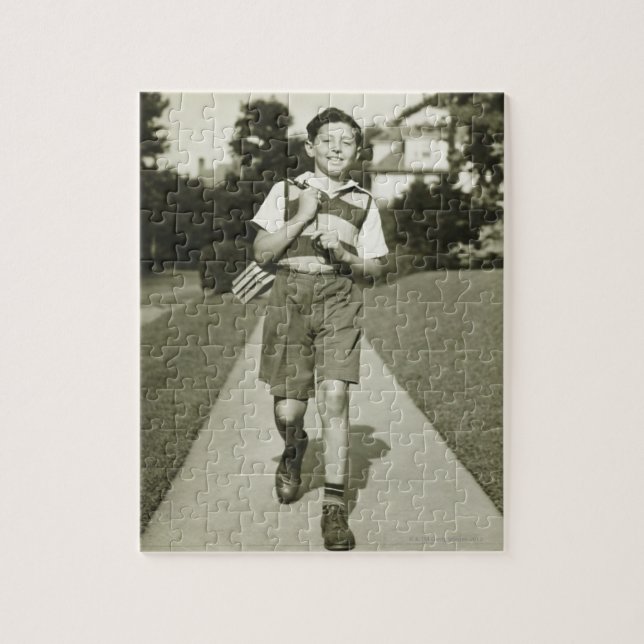 Puzzle Aller à l'école (Vertical)