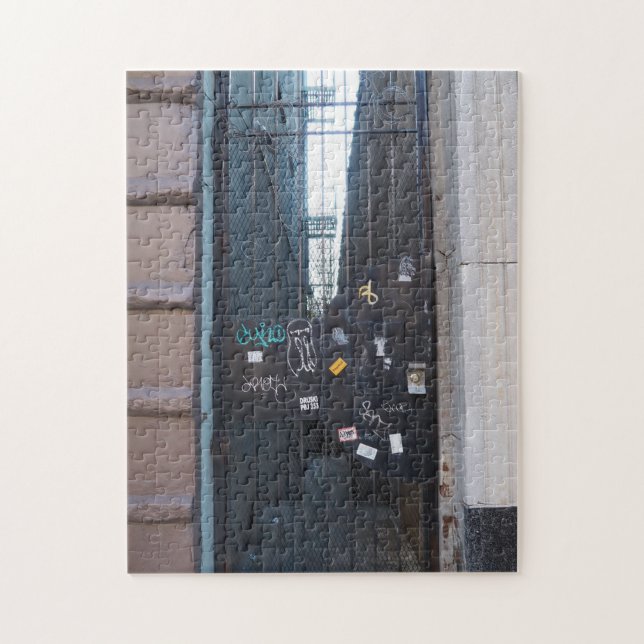 Puzzle Alley Graffiti Upper West Side New York City NYC (Vertical)