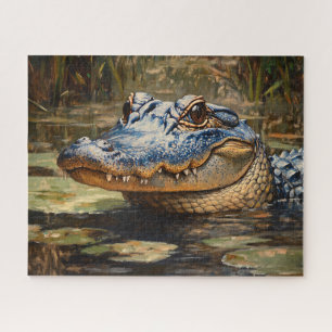 Puzzle Alligator dans les Everglades Wildlife Art