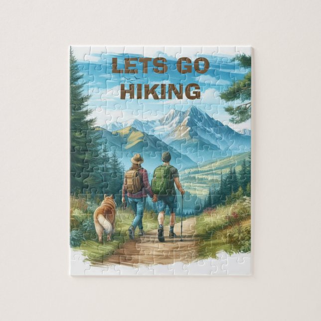 Puzzle Allons faire une randonnée  (Vertical)