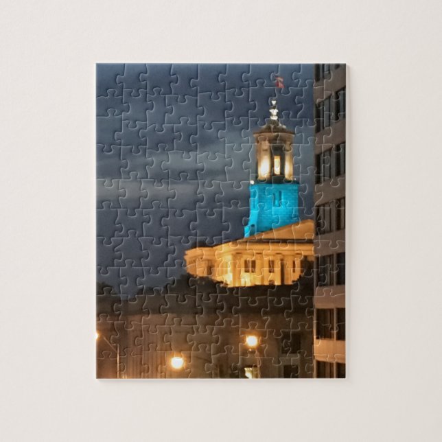 Puzzle Allumez-le vers le haut du bleu (Vertical)