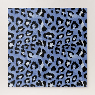 Puzzle Allure de la peau animale : léopard d'aquarelle
