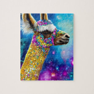 Puzzle Alpaca coloré