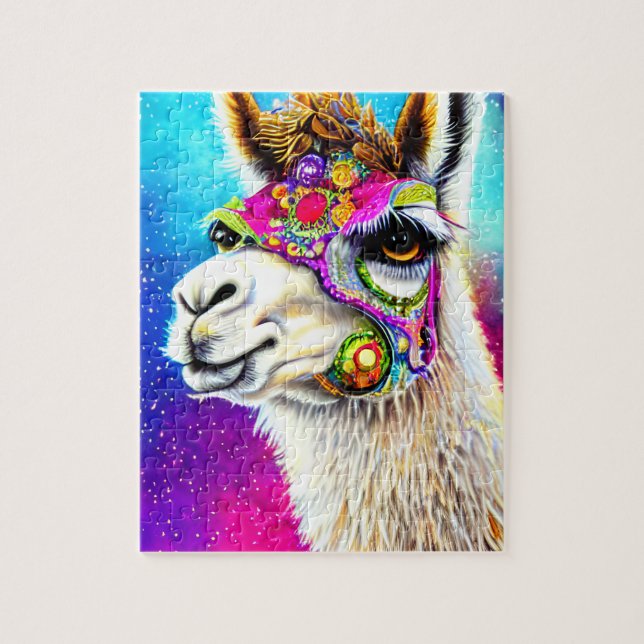 Puzzle Alpaca cosmique (Vertical)