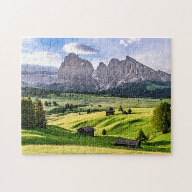 Puzzle Alpes de dolomite de Seiser Alm |, Italie (Horizontal)