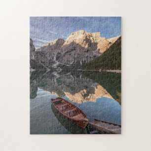 Puzzle Alpes de dolomite Pragser Wildsee Tyrol,
