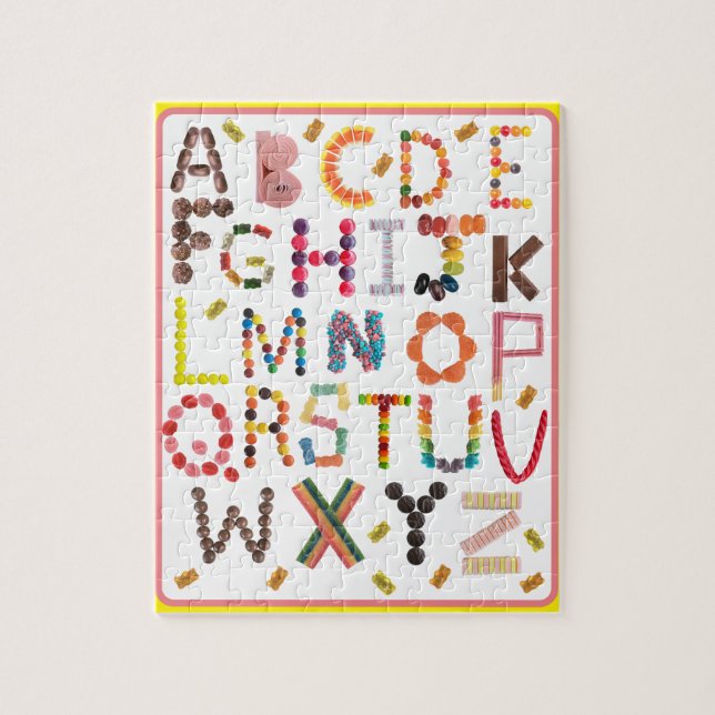 Puzzle Alphabet amusant (Vertical)