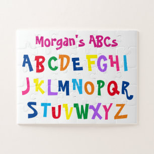 Puzzle Alphabet coloré amusant ABC
