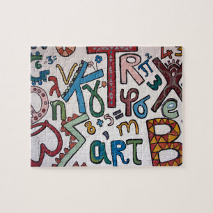 Puzzle Alphabets colorés