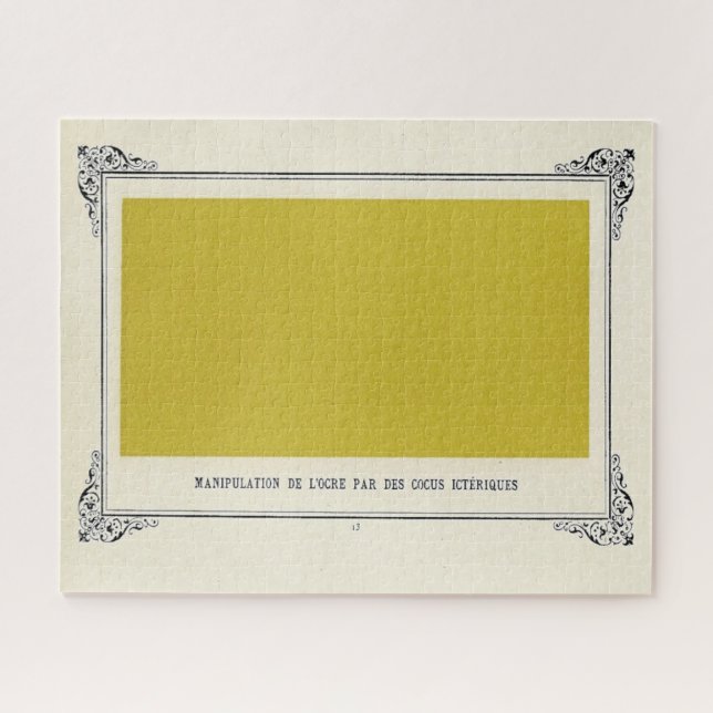 Puzzle Alphonse Allais, April Fools, Jaune, Art Abstrait (Horizontal)