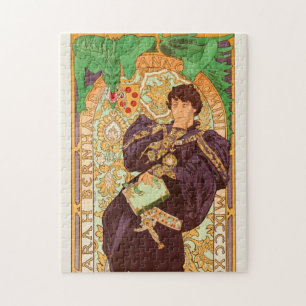 Puzzle Alphonse Mucha Prince et Dragon