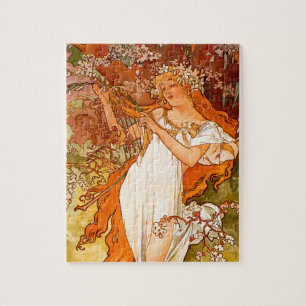 Puzzle Alphonse Mucha Spring