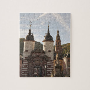 Puzzle Alte Brucke dans la vieille ville, Heidelberg, All