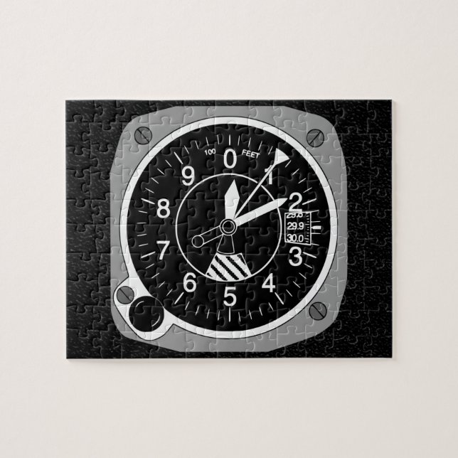 Puzzle Altimètre de l'aéronef (Horizontal)