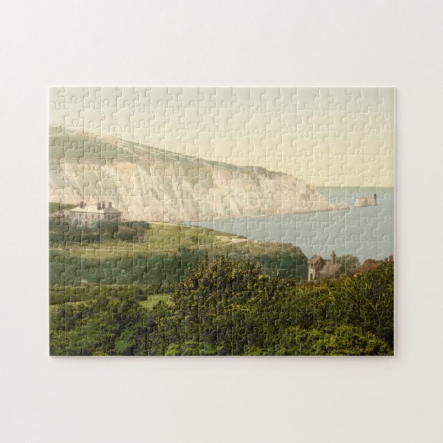 Puzzle Alum Bay, île de Wight, Angleterre (Horizontal)