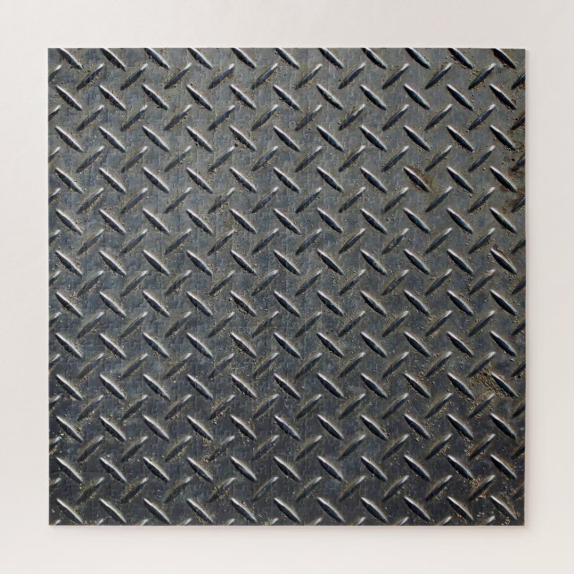 Puzzle Aluminium foncé : conception de forme Rhombus (Vertical)