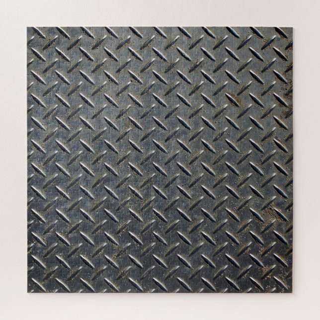 Puzzle Aluminium foncé : conception de forme Rhombus (Vertical)