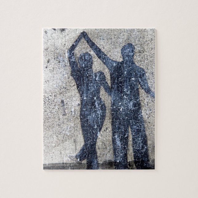 Puzzle Amants dansant sous la pluie (Vertical)