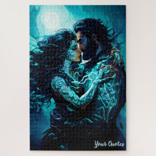 Puzzle Amants Fantastiques sous la Lune Mystique Romantis