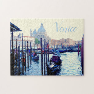 Puzzle Amarrages de Venise, Venise Italie