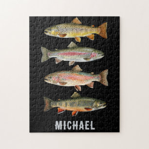 Puzzle Amateur de pêche personnalisé - Conception de pêch