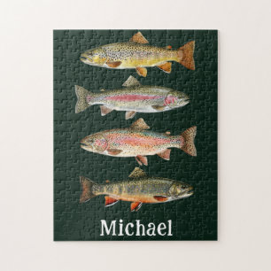 Puzzle Amateur de pêche personnalisé - Conception de pêch