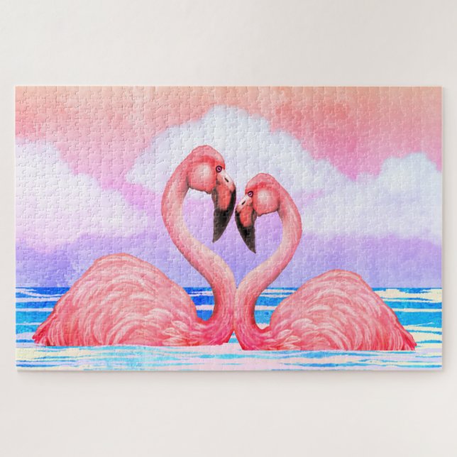 Puzzle Amateurs de Flamant rose (Horizontal)