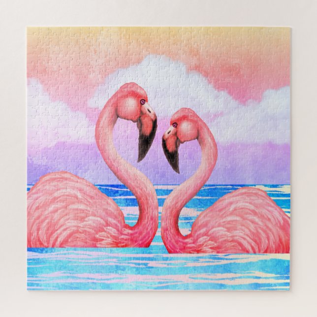 Puzzle Amateurs de Flamant rose (Vertical)