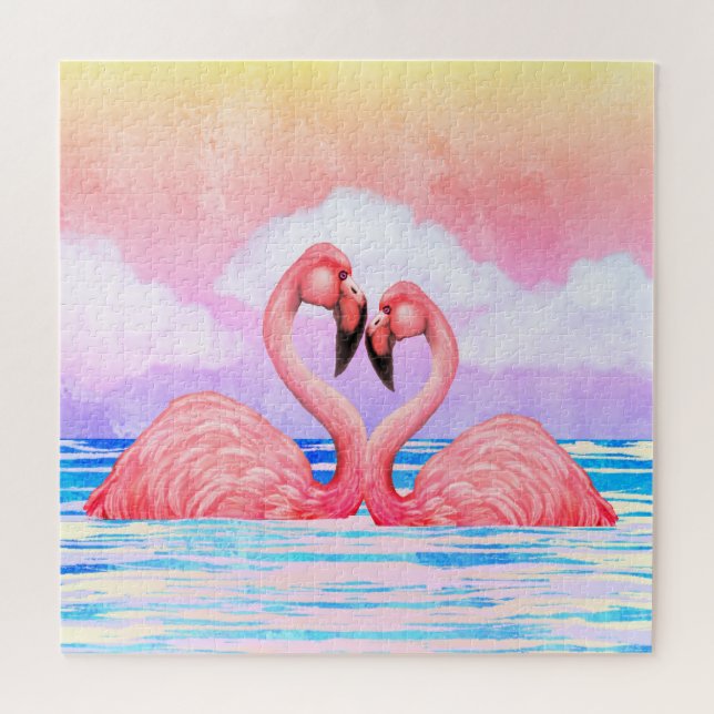 Puzzle Amateurs de Flamant rose (Horizontal)
